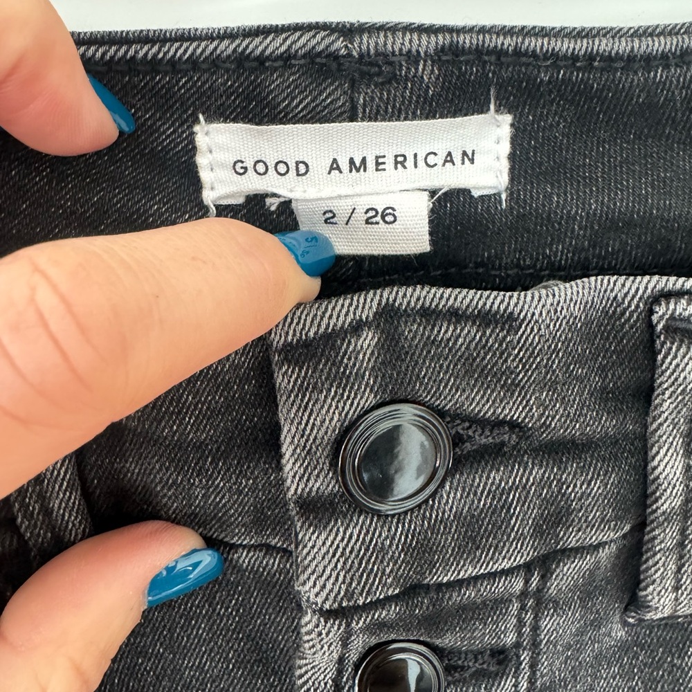 Good American Women's Charcoal Jeans